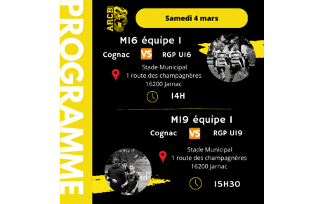 PROGRAMME DU WEEK-END ( 04 mars 2023)