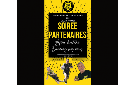 Soirée partenaires 